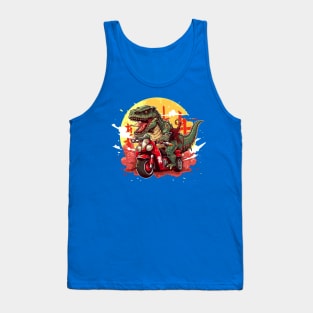 dino ride motorbike Tank Top